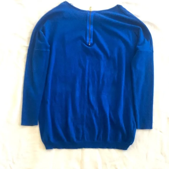 High-Low Sweater - Blue - Medium - Picture 4 of 9